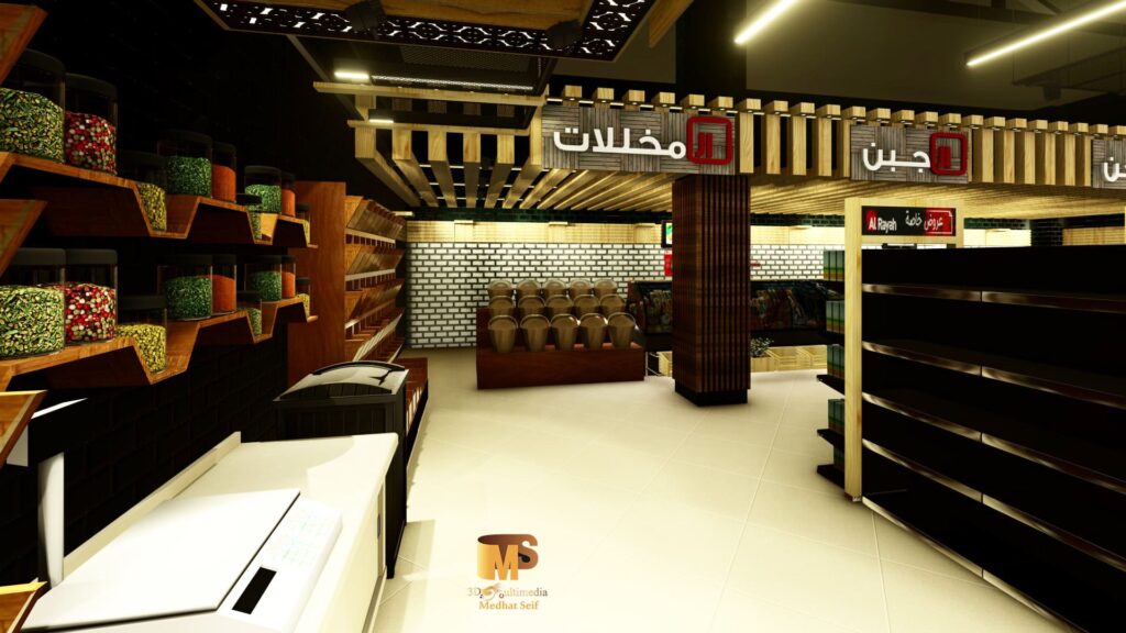 تصميم ديكور داخلي عصري لشقة سكنية من تنفيذ المهندس مدحت سيف بألوان حيادية ولمسات أنيقة